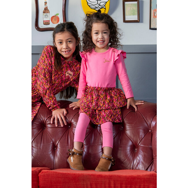 B.Nosy - Dress Daphne - Pink Carnation