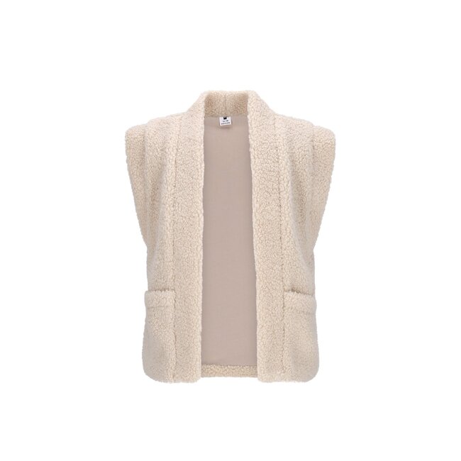 B.Nosy - Teddy Gilet Georgie - Ecru