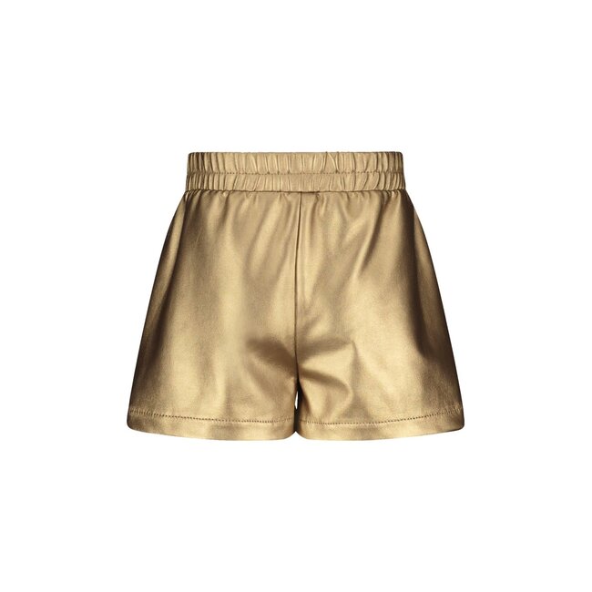 B.Nosy - Fake Leather Shorts Pam -  Light Gold