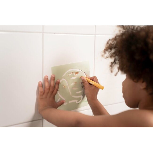 Little Dutch - Badkrijtjes met Spons en Sjablonen