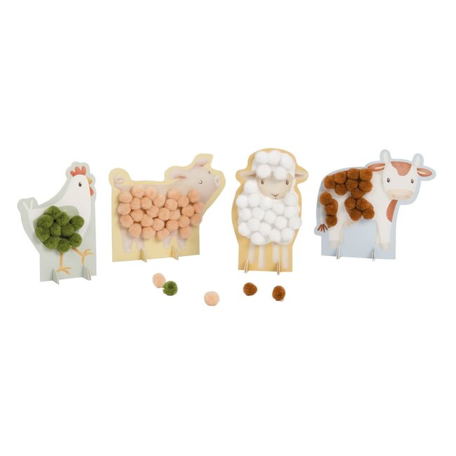 Little Dutch - Knutselset Pompom - Little Farm