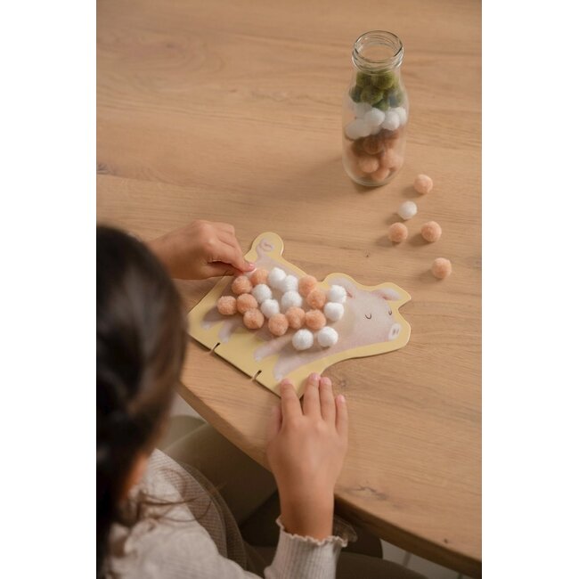 Little Dutch - Knutselset Pompom - Little Farm