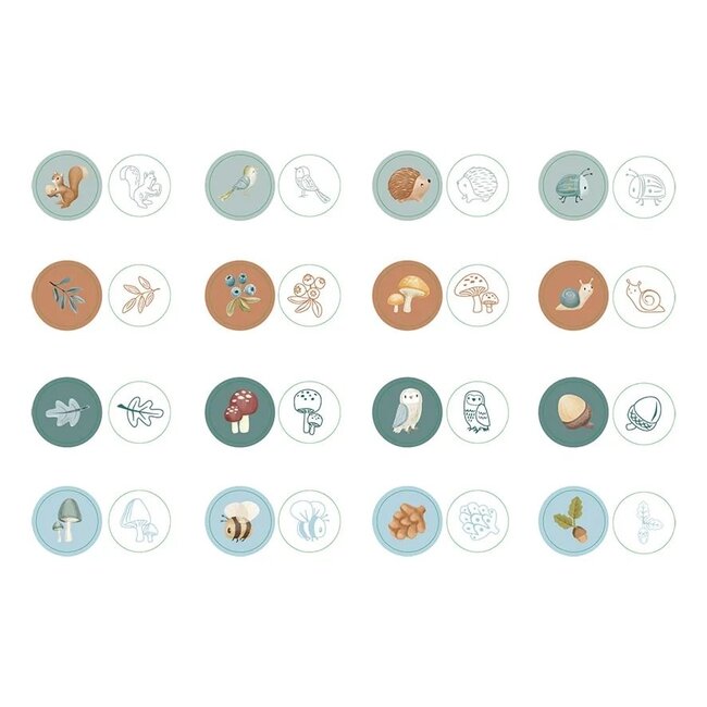 Little Dutch - Stempels - Forest Friends