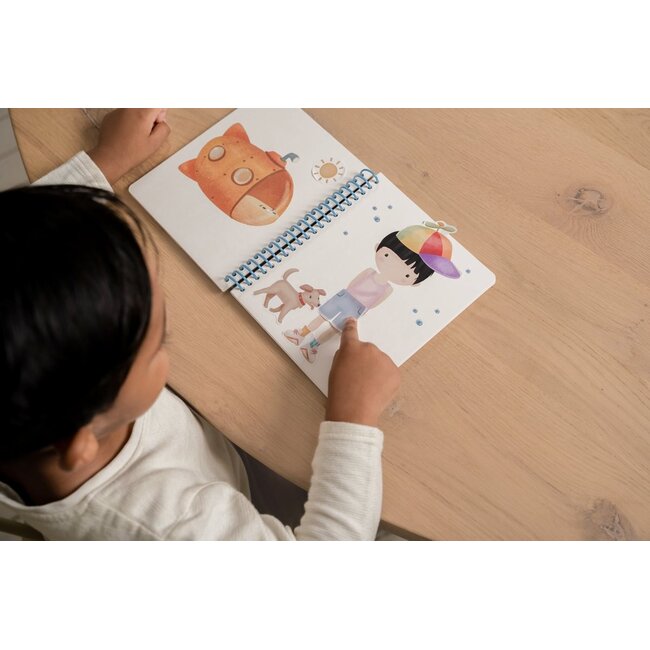 Little Dutch - Aankleed- en Stickerboek - Jim & Friends