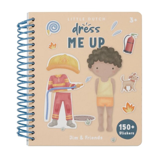 Little Dutch - Aankleed- en Stickerboek - Jim & Friends