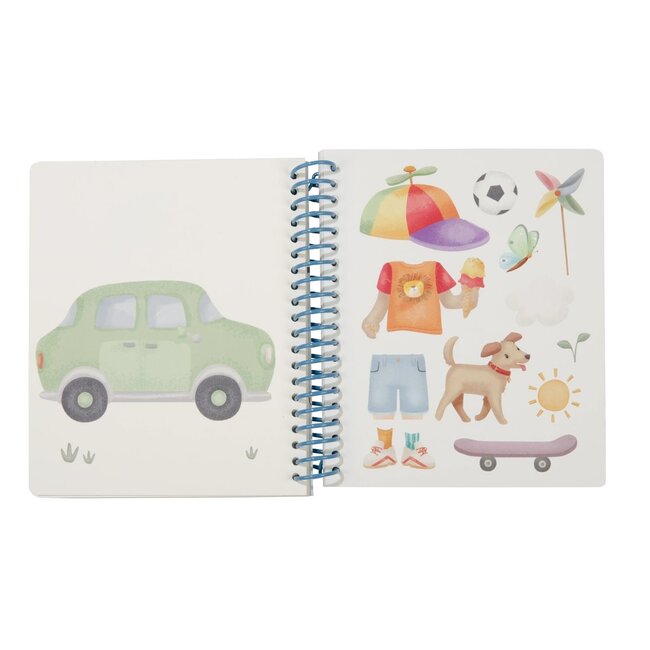 Little Dutch - Aankleed- en Stickerboek - Jim & Friends