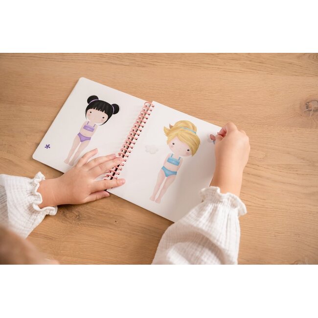 Little Dutch - Aankleed- en Stickerboek - Rosa & Friends