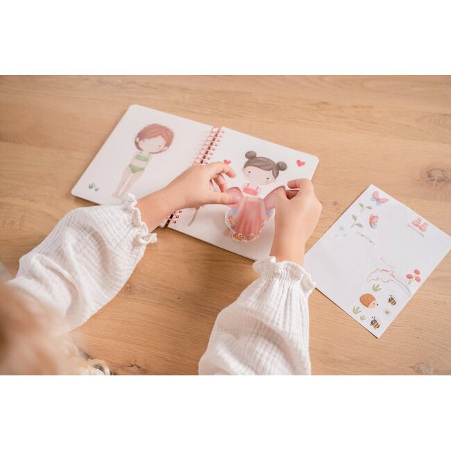 Little Dutch - Aankleed- en Stickerboek - Rosa & Friends