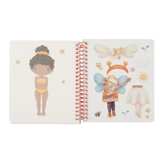 Little Dutch - Aankleed- en Stickerboek - Rosa & Friends