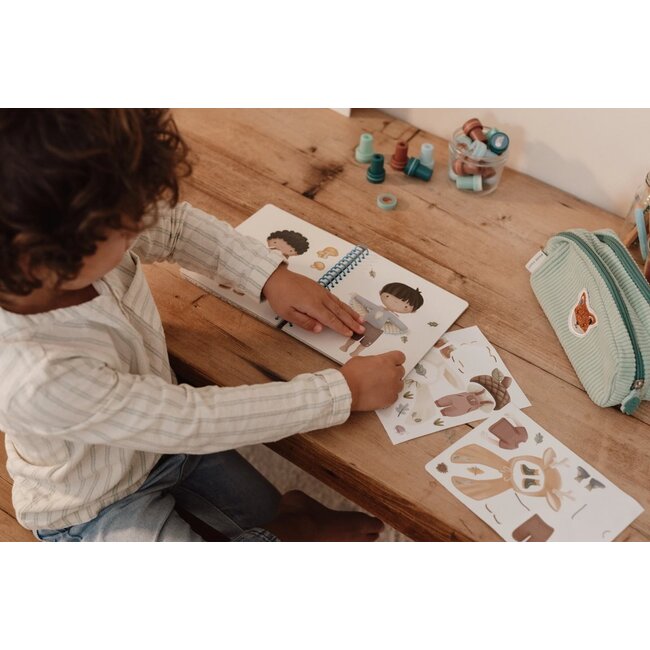 Little Dutch - Aankleed- en Stickerboek - Forest Friends