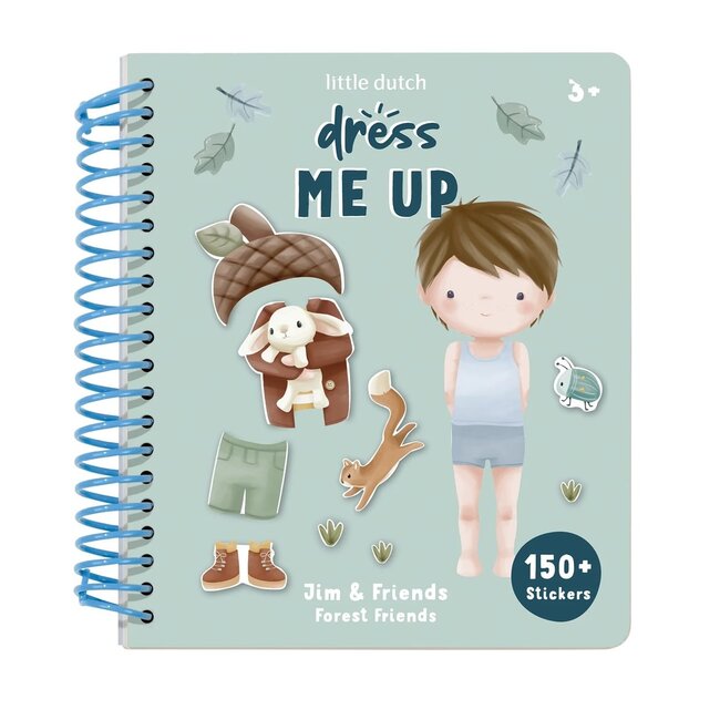 Little Dutch - Aankleed- en Stickerboek - Forest Friends