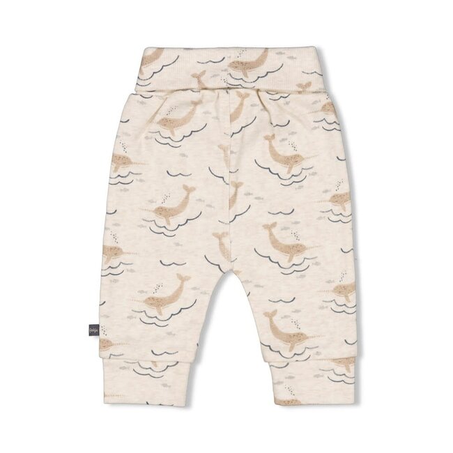 Feetje - Broek AOP Offwhite Melange - Narwal
