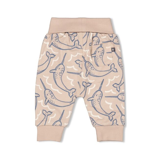 Feetje - Broek AOP Taupe - Narwal