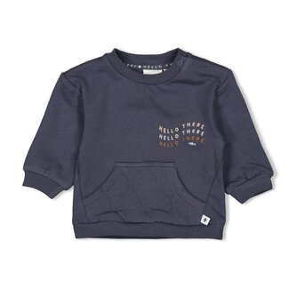 Feetje Feetje - Sweater Blauwgrijs - Narwal