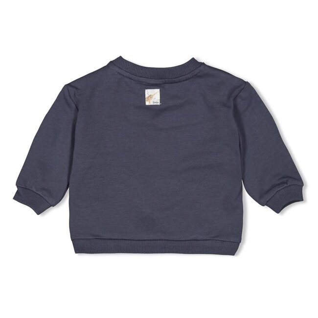 Feetje - Sweater Blauwgrijs - Narwal