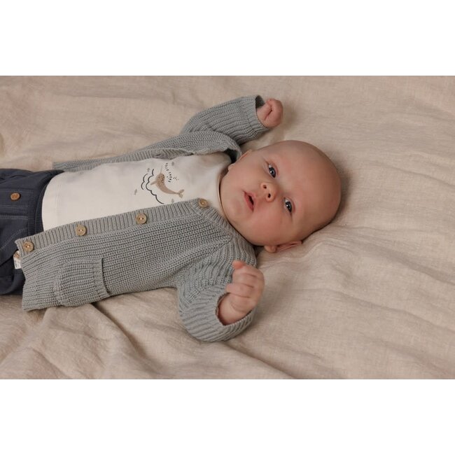 Feetje - Longsleeve Offwhite - Narwal