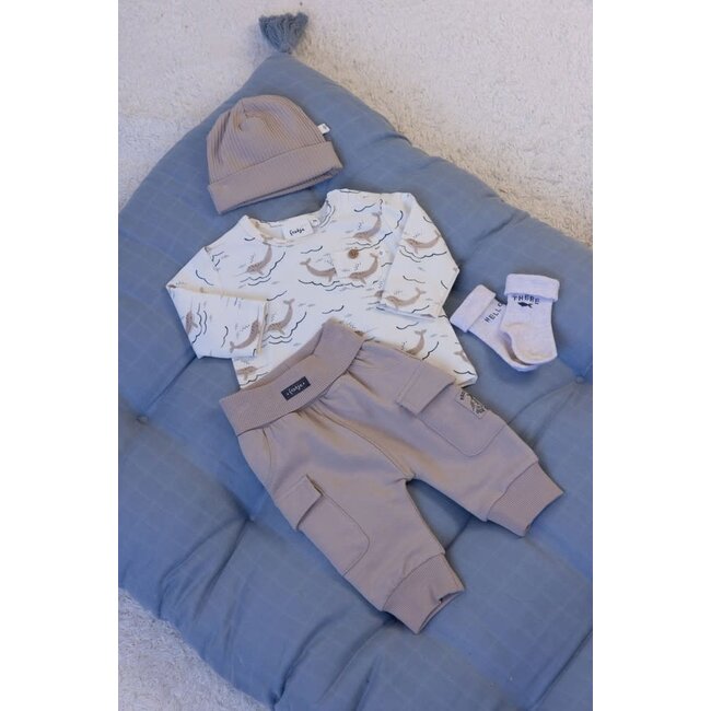 Feetje - Longsleeve AOP Offwhite - Narwal