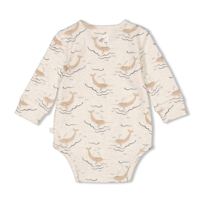 Feetje - Romper AOP Offwhite Melange - Narwal