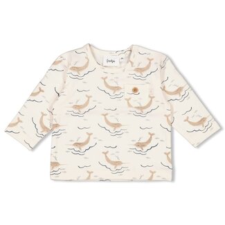 Feetje Feetje - Longsleeve AOP Offwhite - Narwal