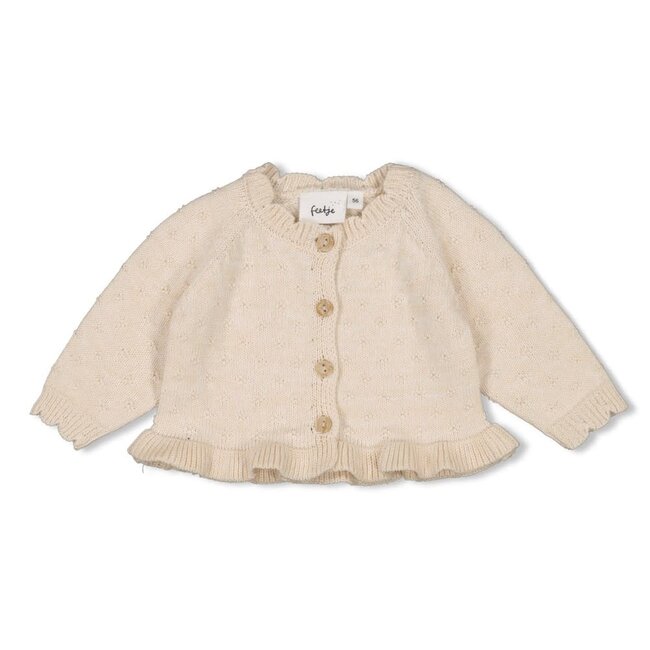 Feetje - Vestje Gebreid Offwhite Melange - Dancing In The Moonlight