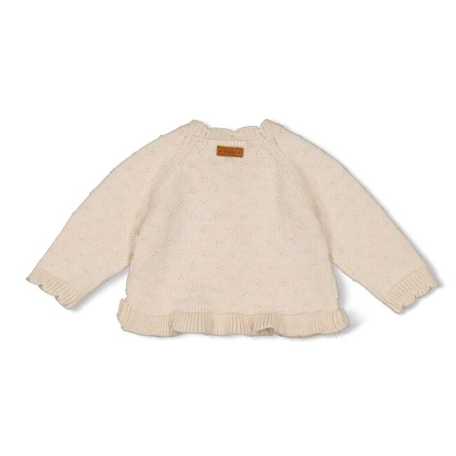 Feetje - Vestje Gebreid Offwhite Melange - Dancing In The Moonlight