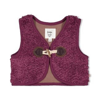 Feetje Feetje - Teddy Gilet Lila - Better Together