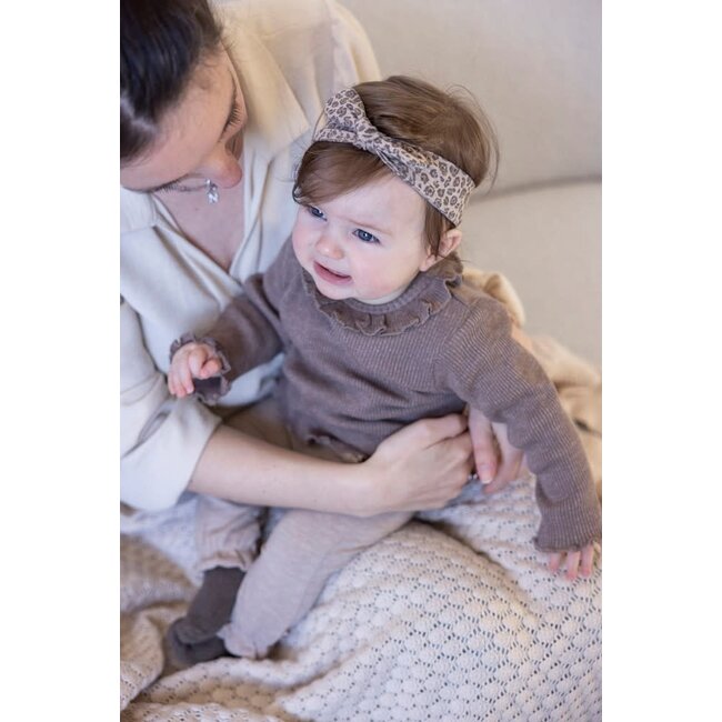 Feetje - Longsleeve Rib Bruin Melange - Better Together