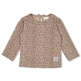 Feetje Feetje - Longsleeve AOP Taupe Melange - Better Together