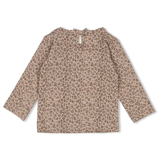 Feetje - Longsleeve AOP Taupe Melange - Better Together