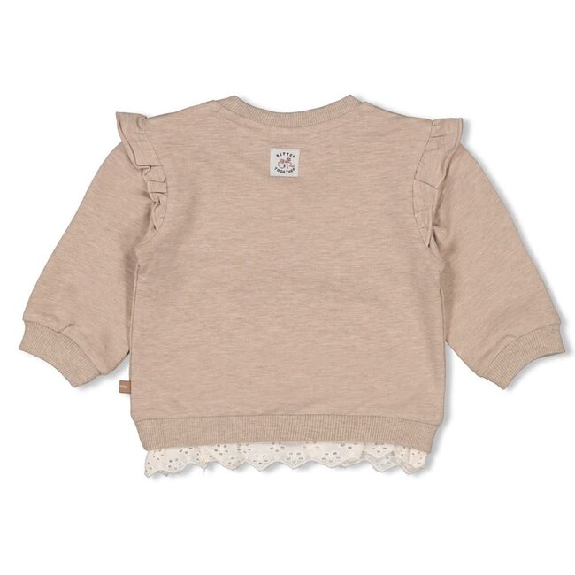 Feetje - Sweater Taupe Melange - Better Together