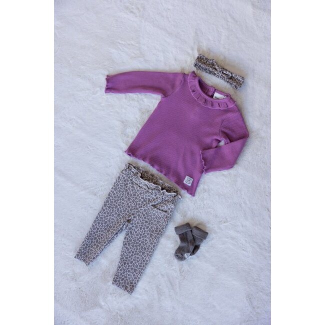 Feetje - Legging AOP Taupe Melange - Better Together