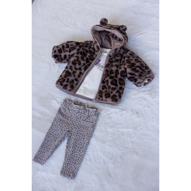 Feetje - Legging AOP Taupe Melange - Better Together