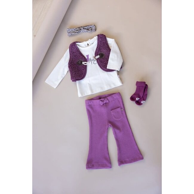 Feetje - Flare Broek Lila - Better Together