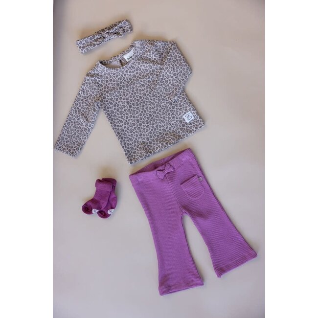 Feetje - Flare Broek Lila - Better Together
