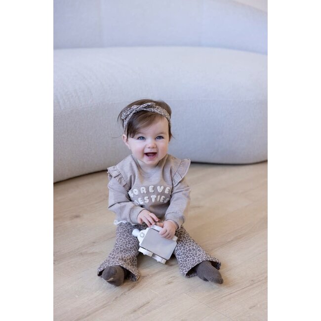 Feetje - Sweater Taupe Melange - Better Together