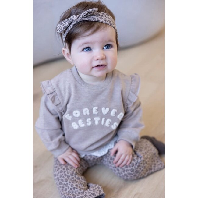 Feetje - Sweater Taupe Melange - Better Together