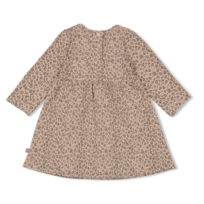 Feetje - Jurk AOP Taupe Melange - Better Together