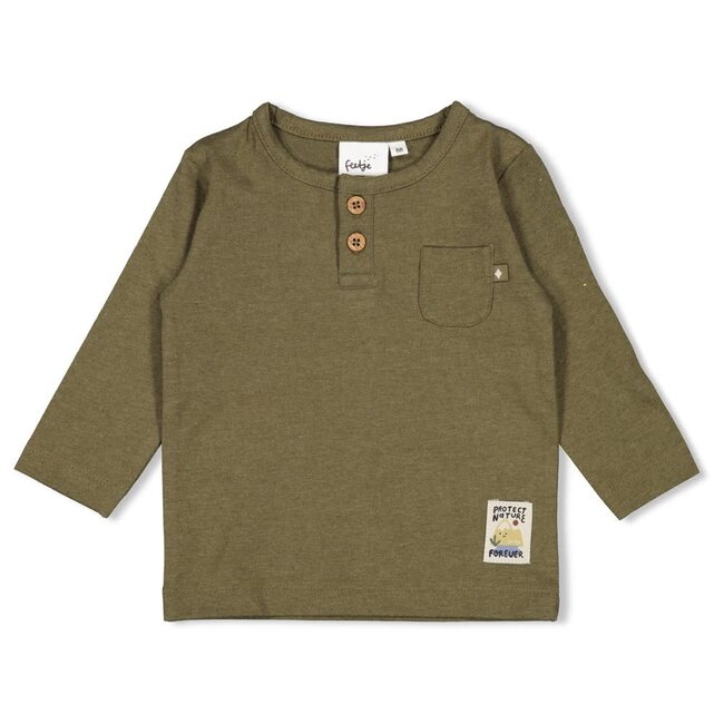 Feetje - Longsleeve Army Melange - Mountain