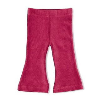 Feetje Feetje - Flare Broek Velours Rib Violet - Shine Bright