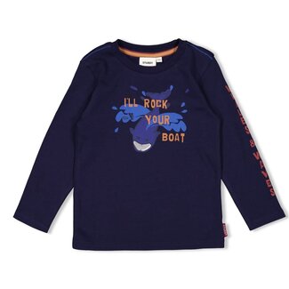 Sturdy Sturdy - Longsleeve Marine - Waves and Whales