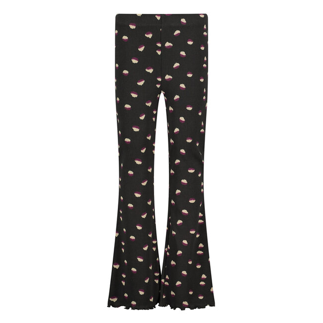 Quapi - Pants  Zev - AOP Black Animal
