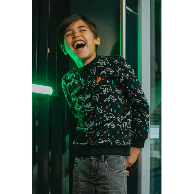 Tygo & Vito - Sweater Senna  -  Black