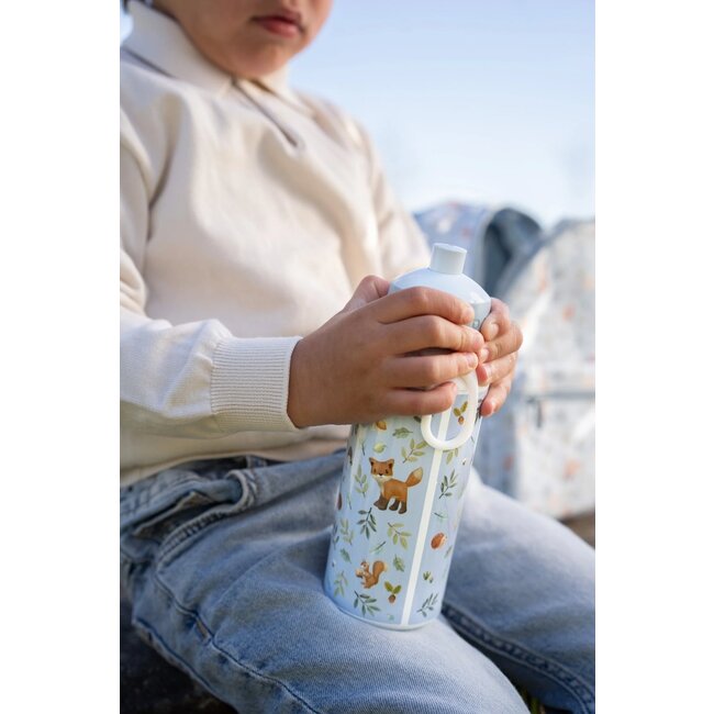 Little Dutch - Drinkfles Mepal Campus Pop-Up 400 ml - Forest Friends