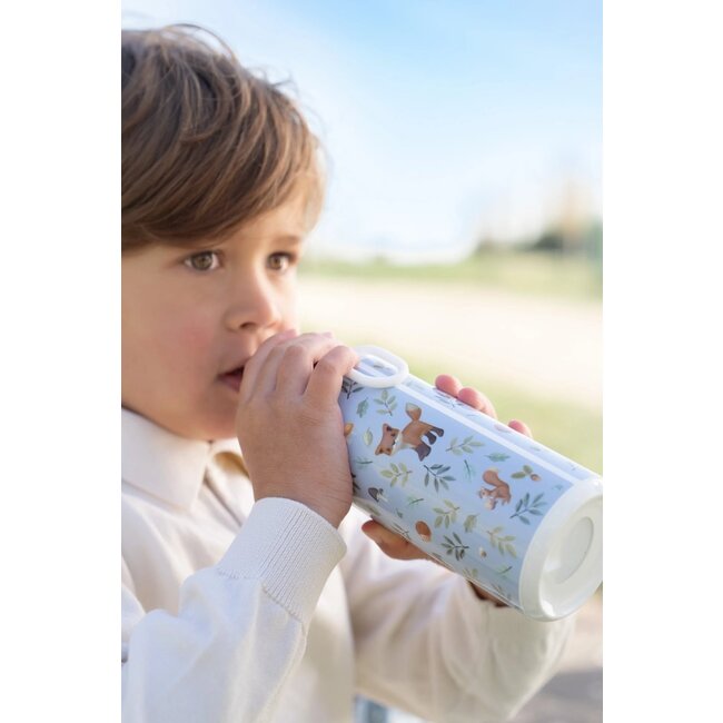 Little Dutch - Drinkfles Mepal Campus Pop-Up 400 ml - Forest Friends
