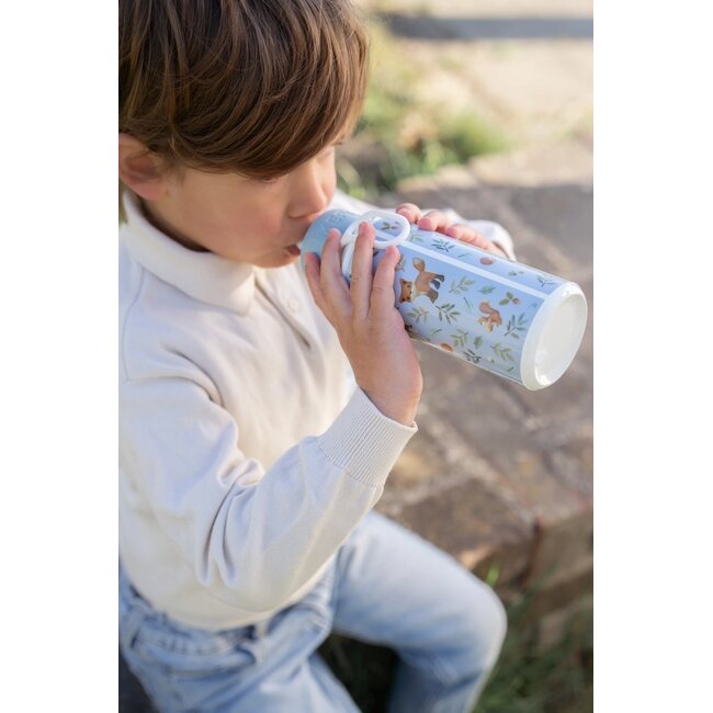 Little Dutch - Drinkfles Mepal Campus Pop-Up 400 ml - Forest Friends