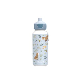 Little Dutch Little Dutch - Drinkfles Mepal Campus Pop-Up 400 ml - Forest Friends
