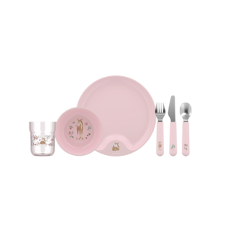 Little Dutch Little Dutch - Set Kinderservies Mepal Mio 6-delig - Fairy Garden