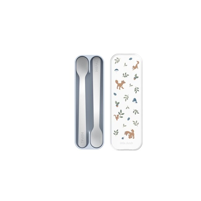 Little Dutch - Set Babylepel Mepal Mio 2 stuks - Forest Friends