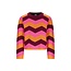B.Nosy - Knitted Zigzag Sweater Kendall - Fig