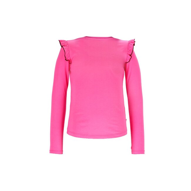 B.Nosy - Longsleeve with Ruffles Tynna - Sugar Plum